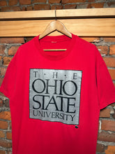 Load image into Gallery viewer, Vintage 90s Ohio State University Silver and Red T-Shirt (XL)
