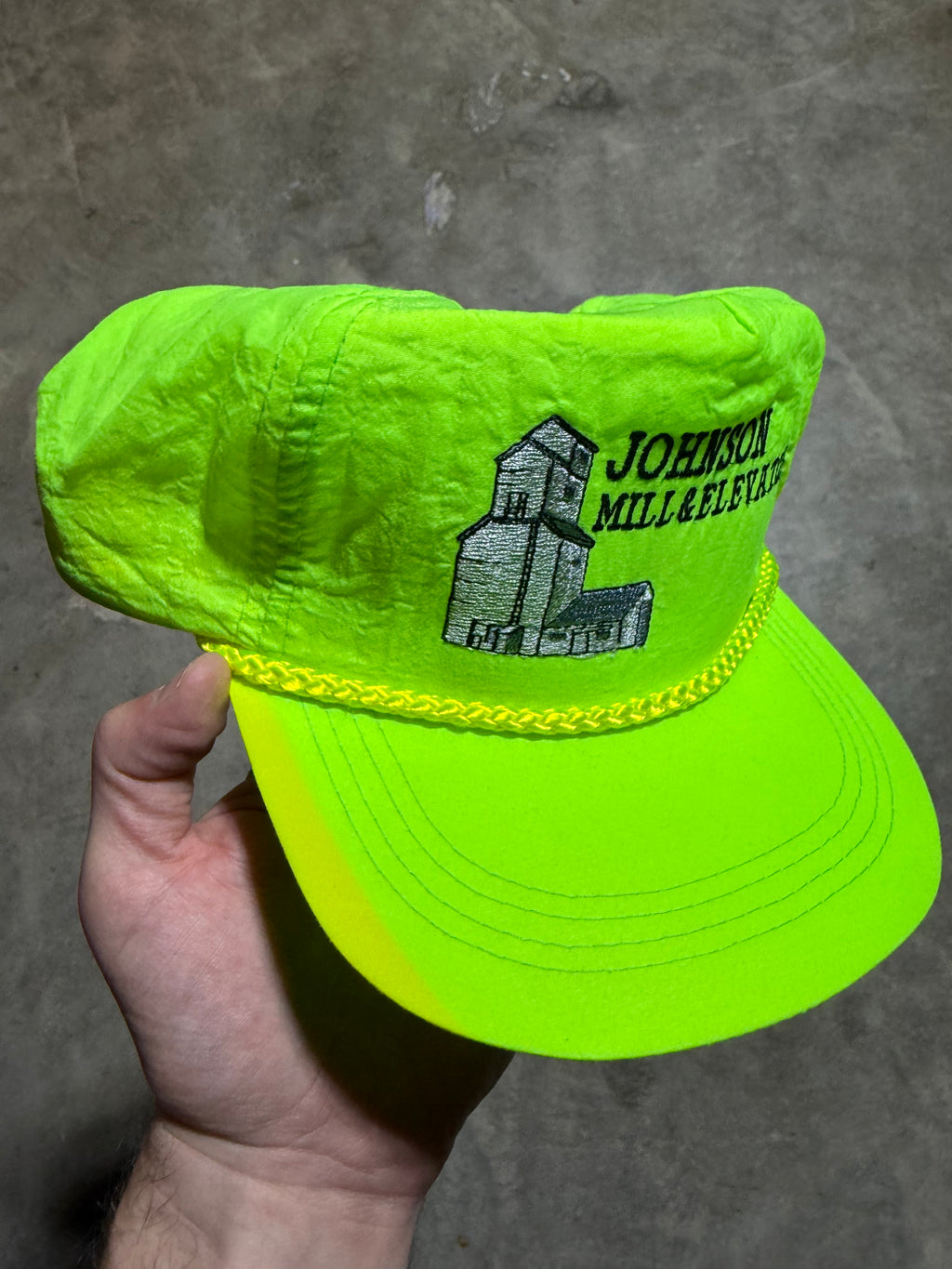 Vintage Johnson Mill & Elevator Snapback Hat