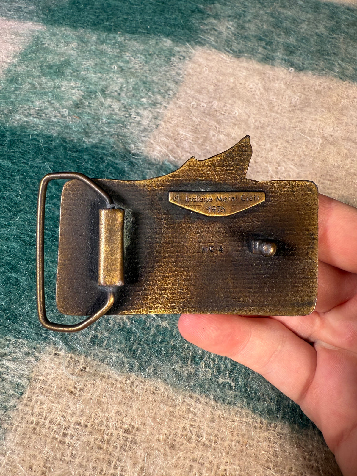 Vintage 70s Honda Belt Buckle