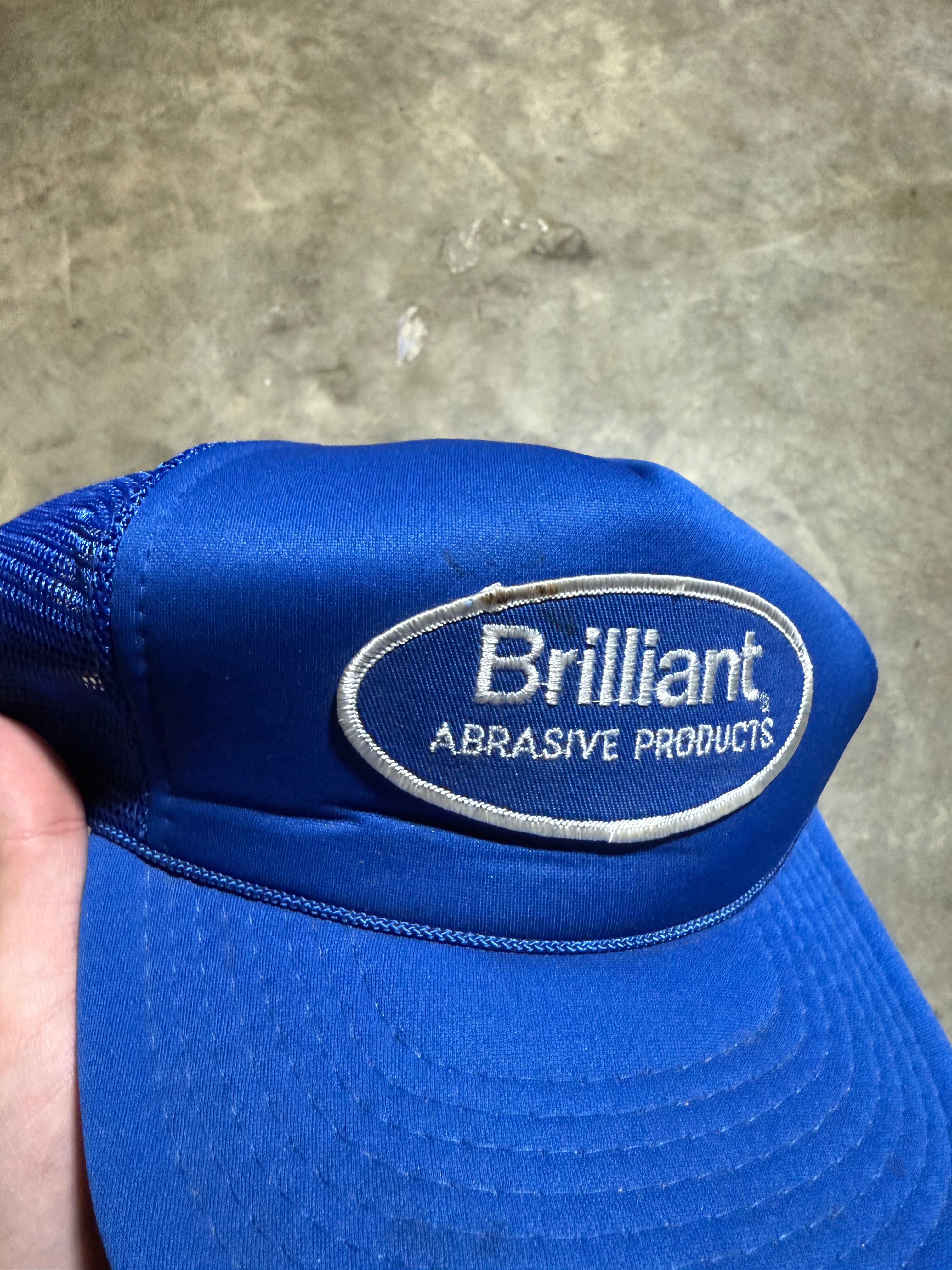 Vintage Brilliant Abrasive Products Patch Trucker Hat
