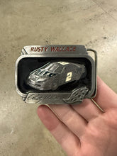 Load image into Gallery viewer, Vintage 1996 Rusty Wallace Miller Lite Nascar Belt Buckle
