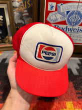 Load image into Gallery viewer, Vintage Pepsi Patch Trucker Hat
