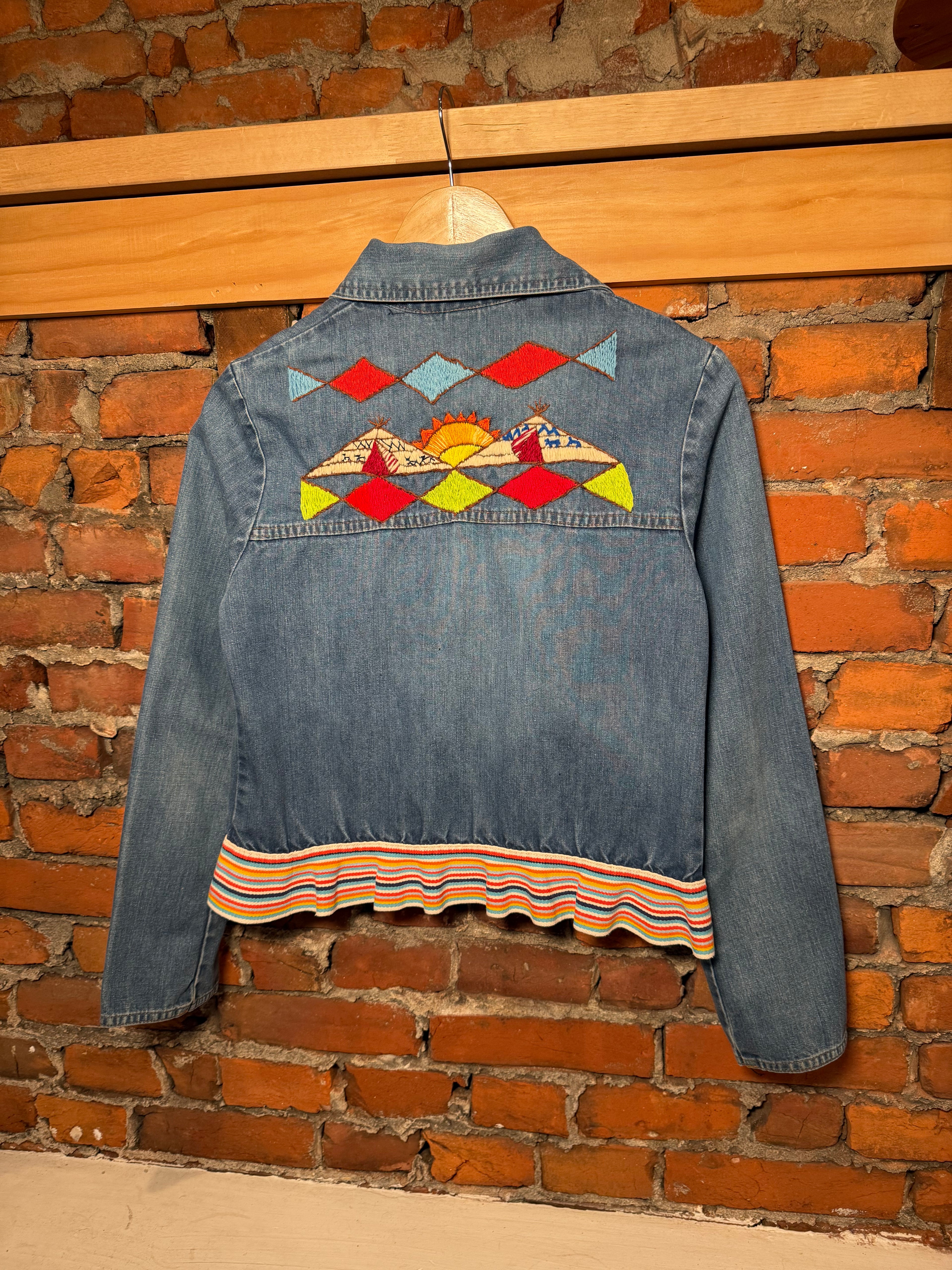 Vintage 70s Levi’s Orange Tab Western Stitched Jean Jacket (WS)(Flaw)