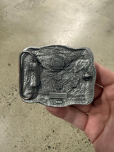 Load image into Gallery viewer, Vintage Nighttime Soaring Eagle Belt Buckle
