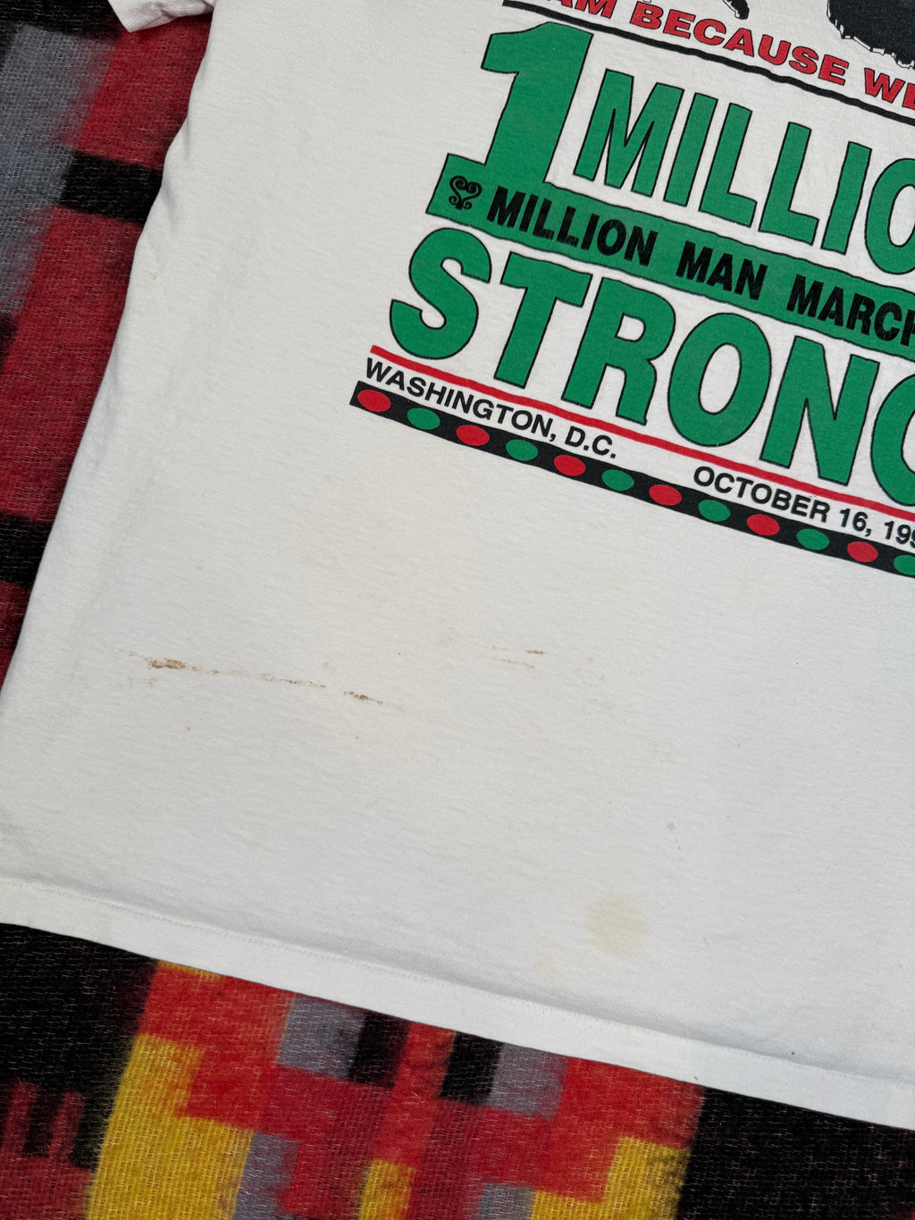 Vintage 1995 Million Man March Shirt (2XL)