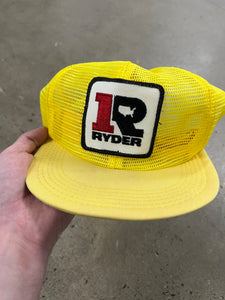 Vintage 80s Ryder Mesh Trucker Hat