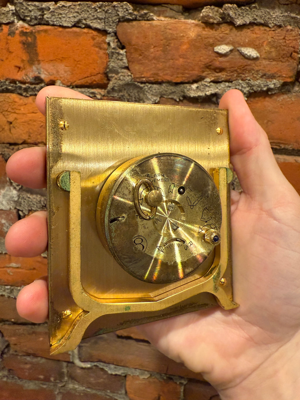 Vintage Gucci Lapis Clock (Needs Refurbished)