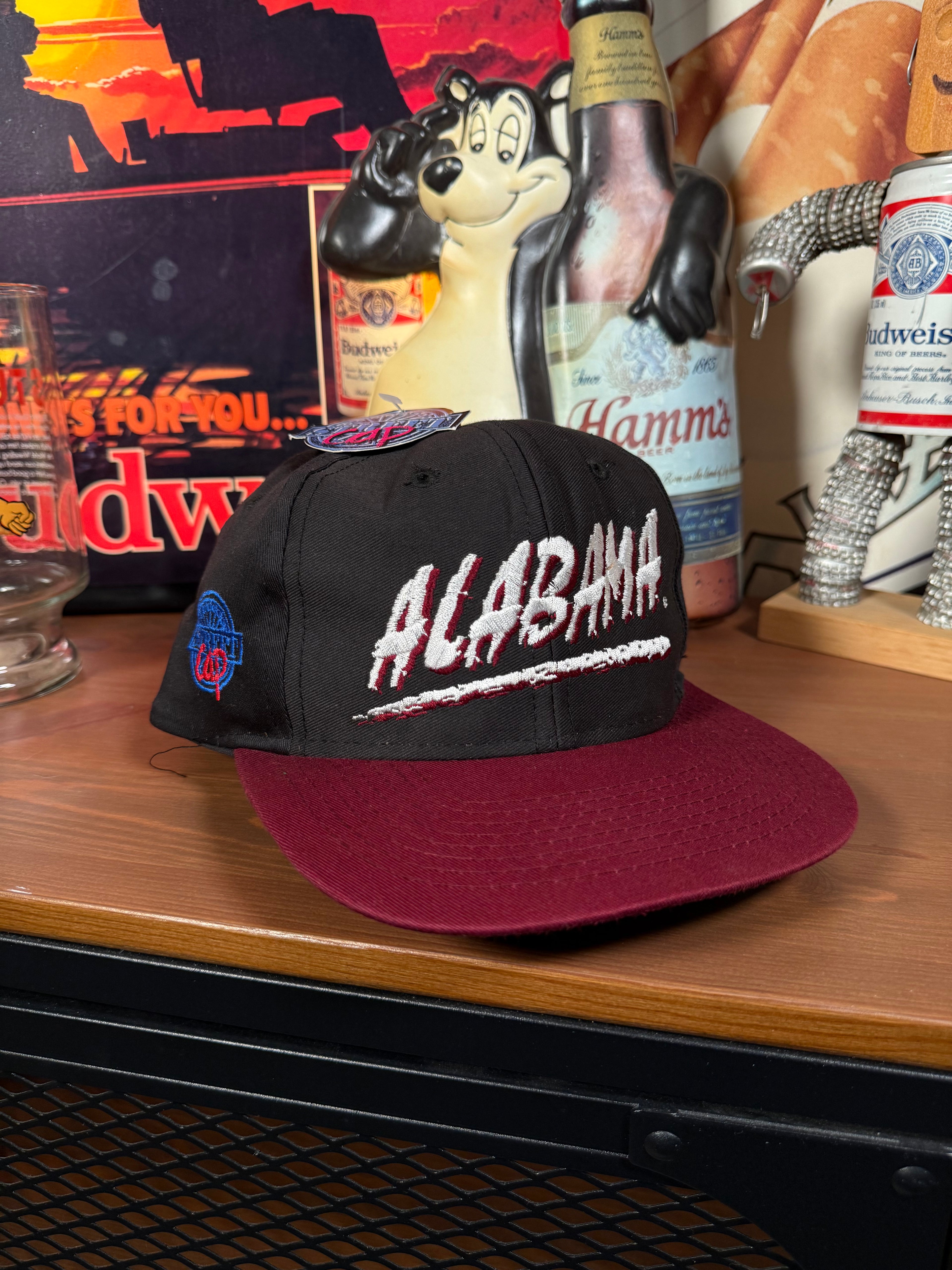 Vintage 90s University of Alabama Street Cap Snapback Hat