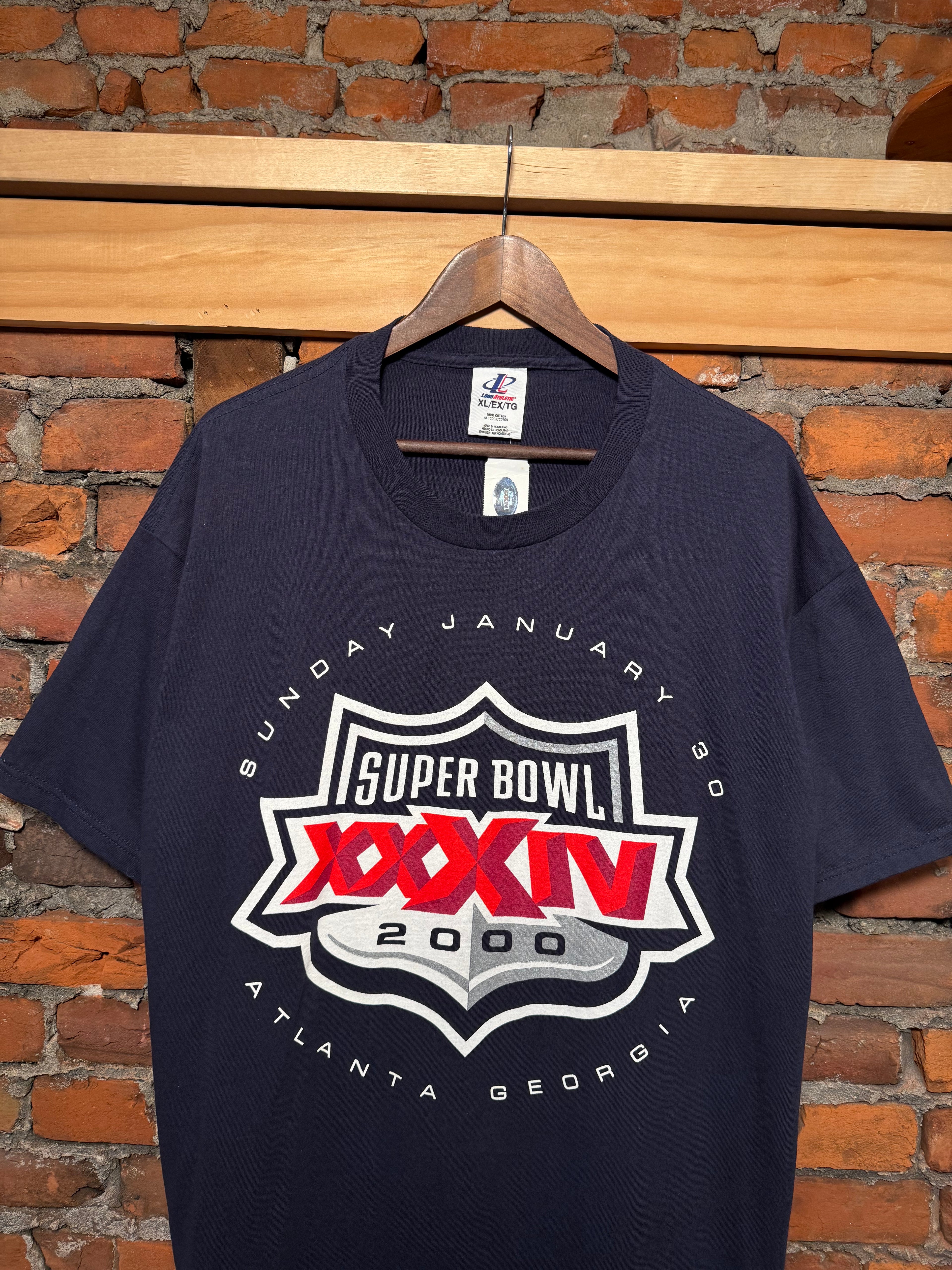 Vintage 2000 Super Bowl 34 Unworn T-Shirt (XL)