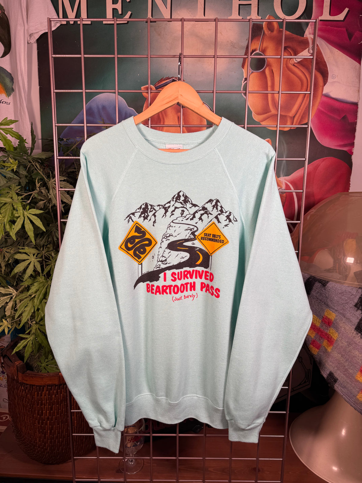 Vintage I Survived Beartooth Pass Crewneck (L/XL)