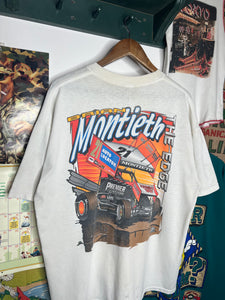 Vintage The Edge Sprint Car Double Sided Shirt (2XL)