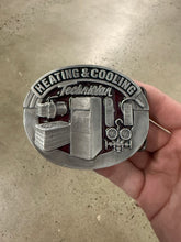 Load image into Gallery viewer, Vintage Heating and Cooling Technician Belt Buckle
