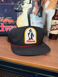 Vintage Hamms Patch Leather Strap Hat