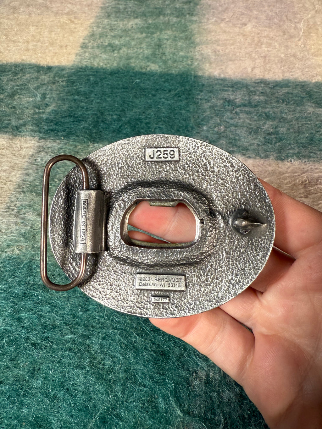 Vintage 2004 Got Cerveza? Bottle Opener Belt Buckle