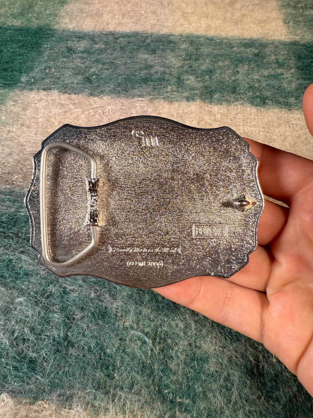 2000s Camo Belt Buckle