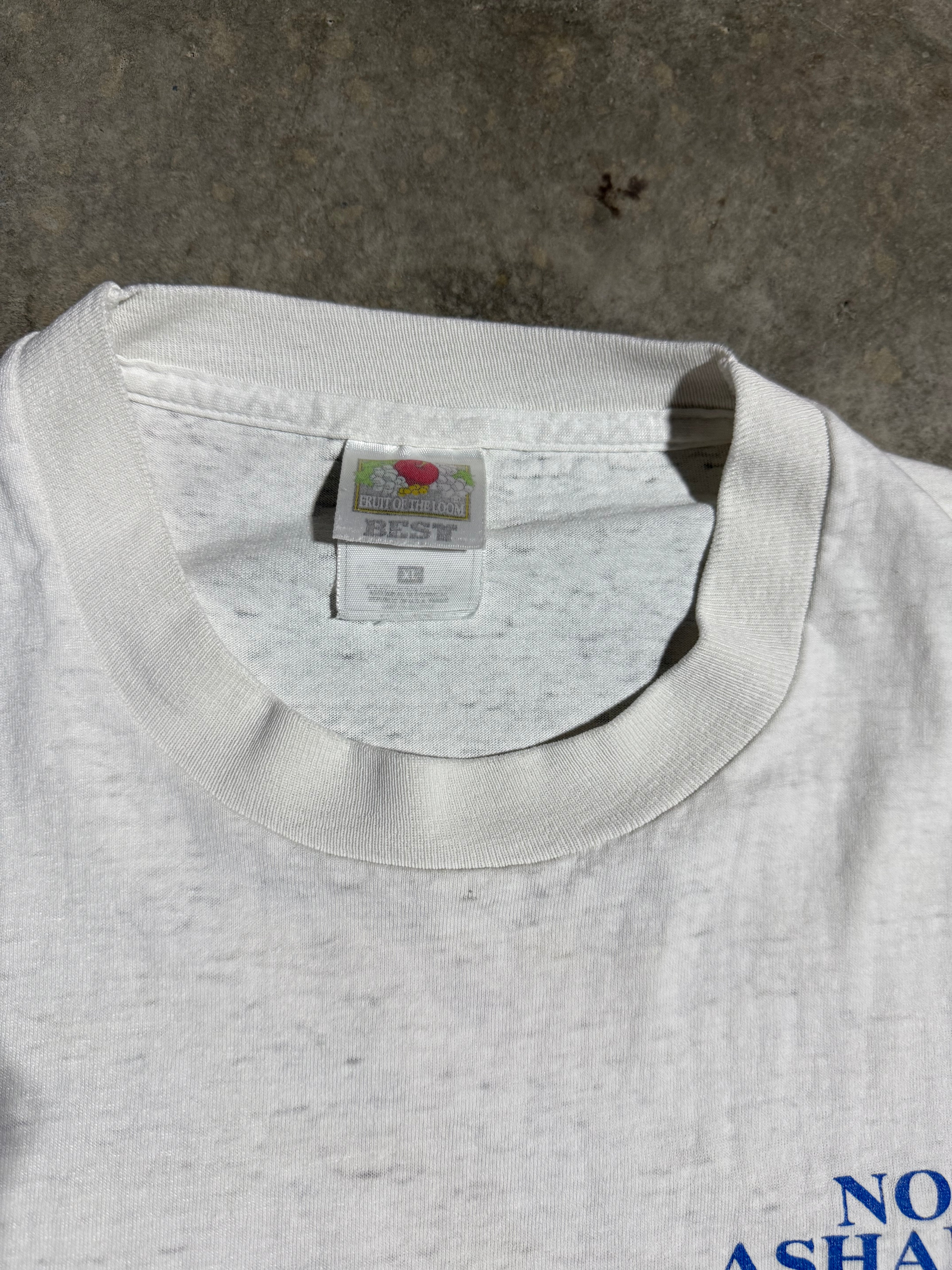 Vintage 1996 Not Ashamed Jesus T-Shirt (L)