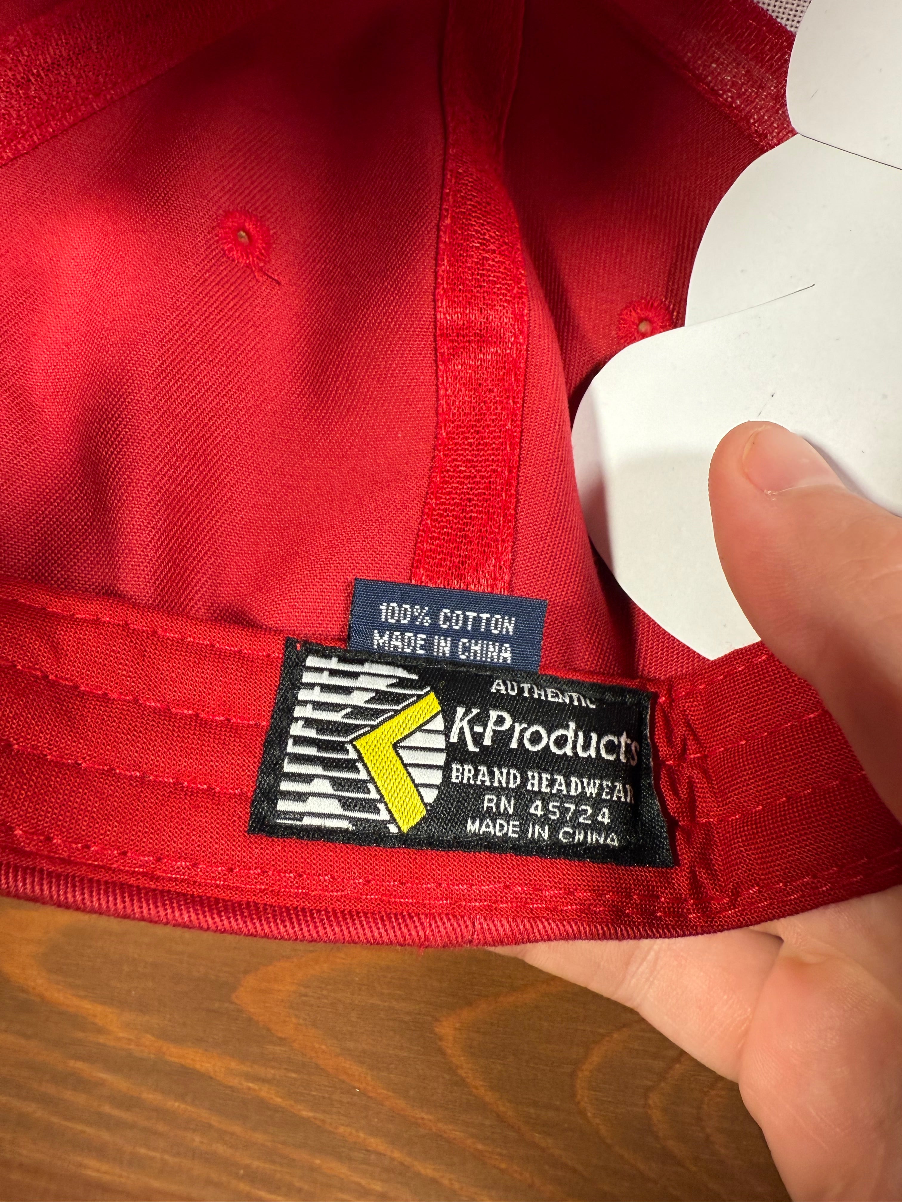 Vintage 2000s Crow’s Seed Red K Products Hat