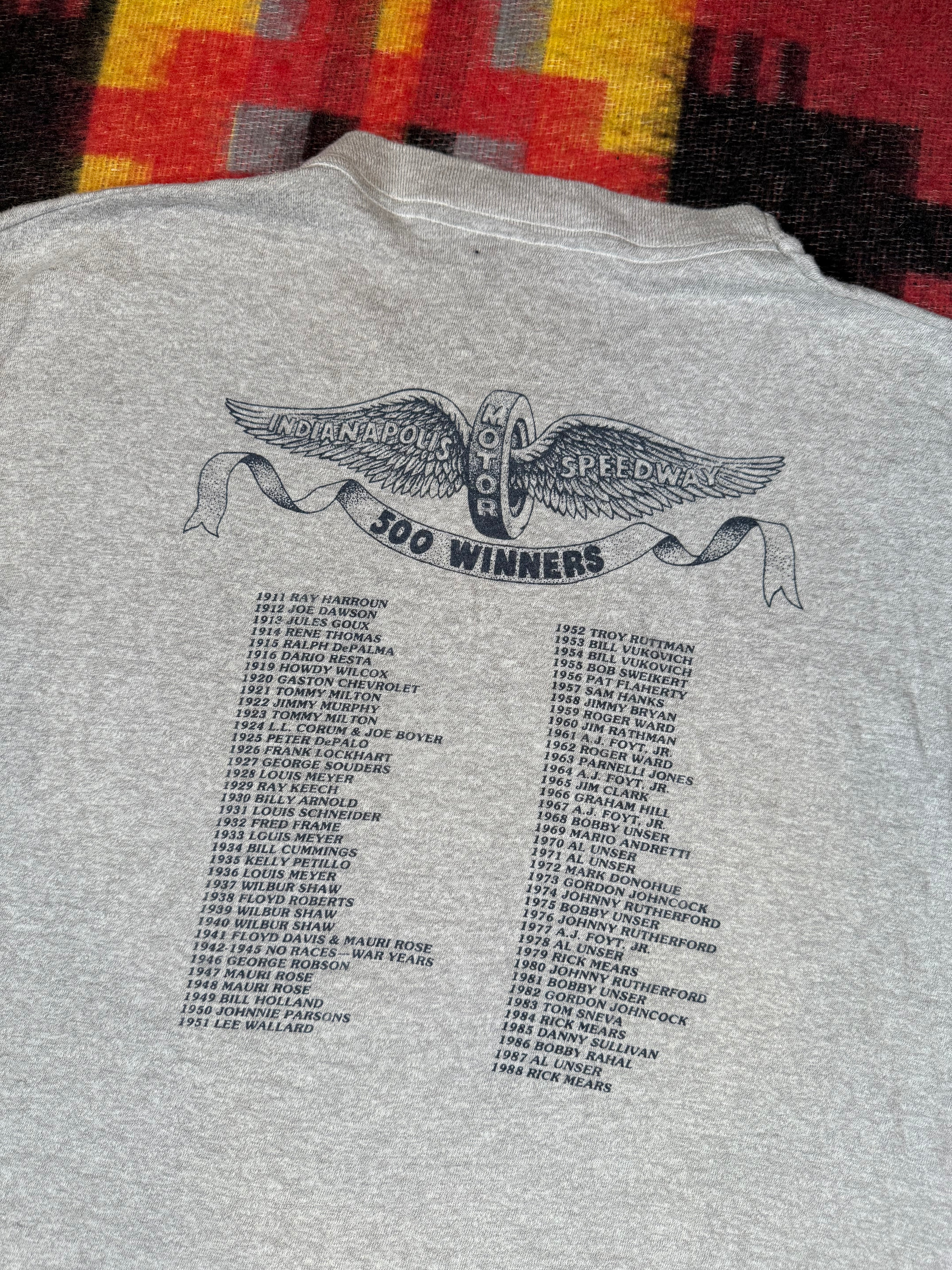 Vintage 80s Indianapolis 500 Racing Tee (M)