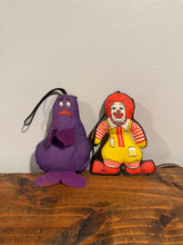 Load image into Gallery viewer, Vintage 1981 McDonald’s Plush Bag Charms

