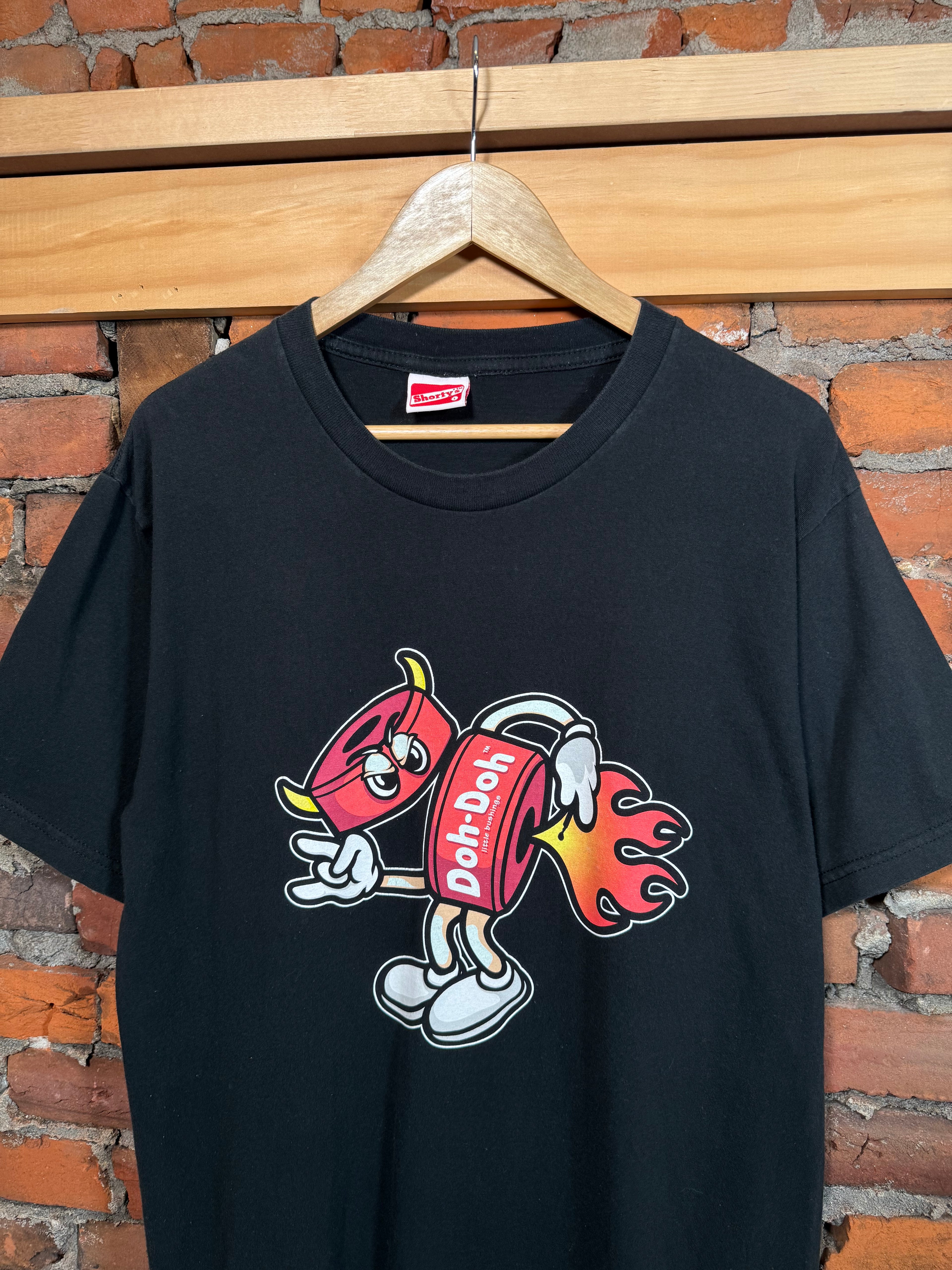 Vintage Late 90s Shortys Skateboards Doh-Doh Tee (L)
