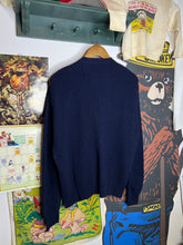 Load image into Gallery viewer, Vintage Blue Brentwood Cardigan Sweater (L)
