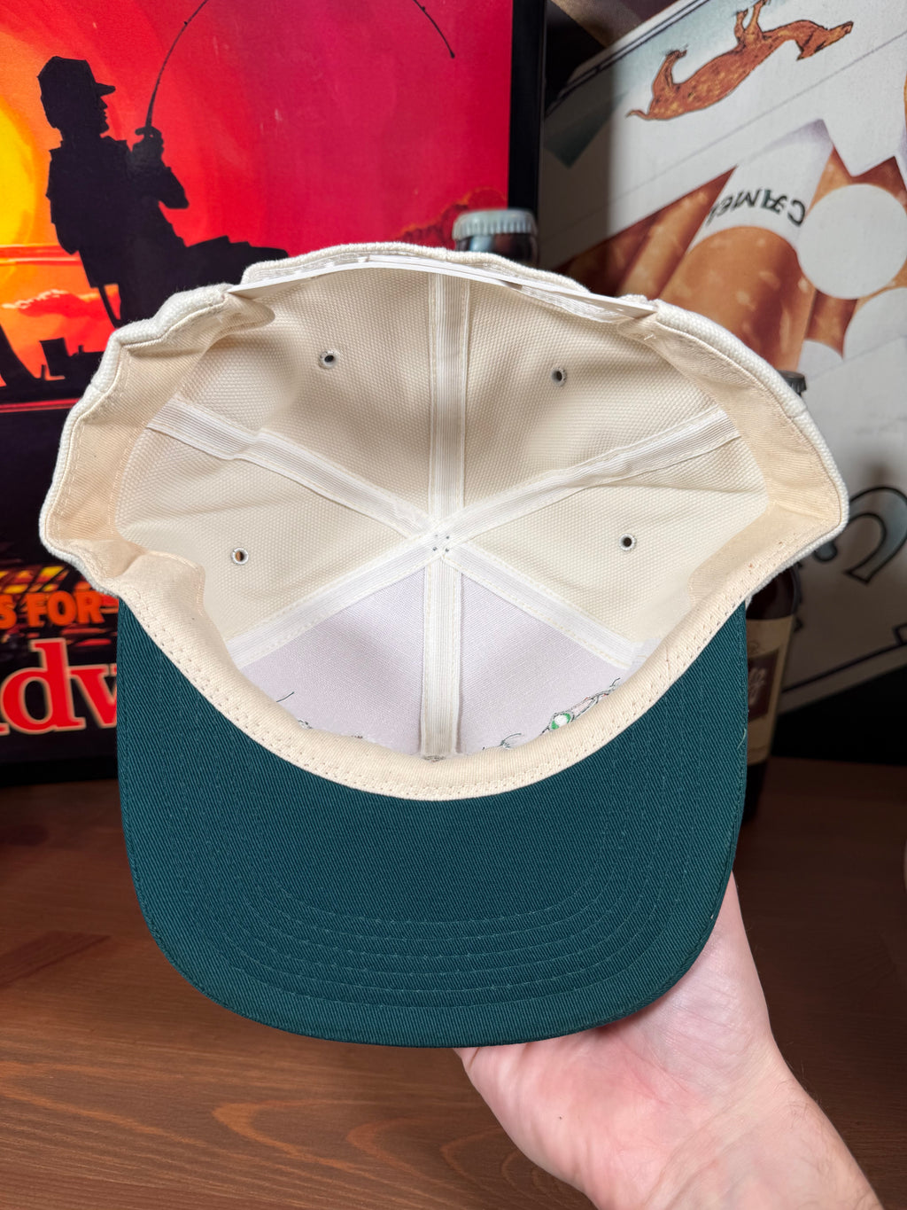 Vintage Golden Harvest Jumping Deer Snapback Hat