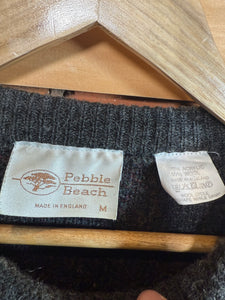 Vintage Pebble Beach Knit Sweater (M)