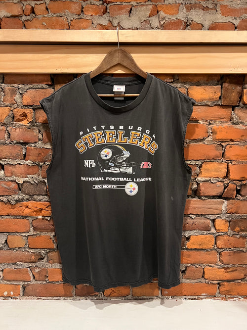 2000s Pittsburgh Steelers Cutoff Tee (XL)