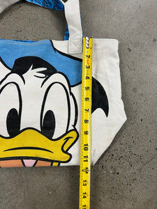 Vintage 90s Donald Duck Double Sided Tote Bag