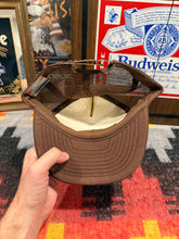 Load image into Gallery viewer, Vintage Blank Brown SnapBack Trucker Hat
