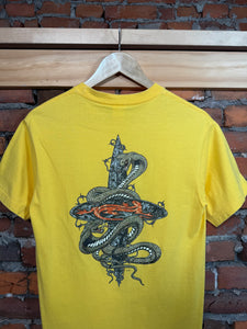 Vintage Y2K Gecko Hawaii Shirt (Youth L)