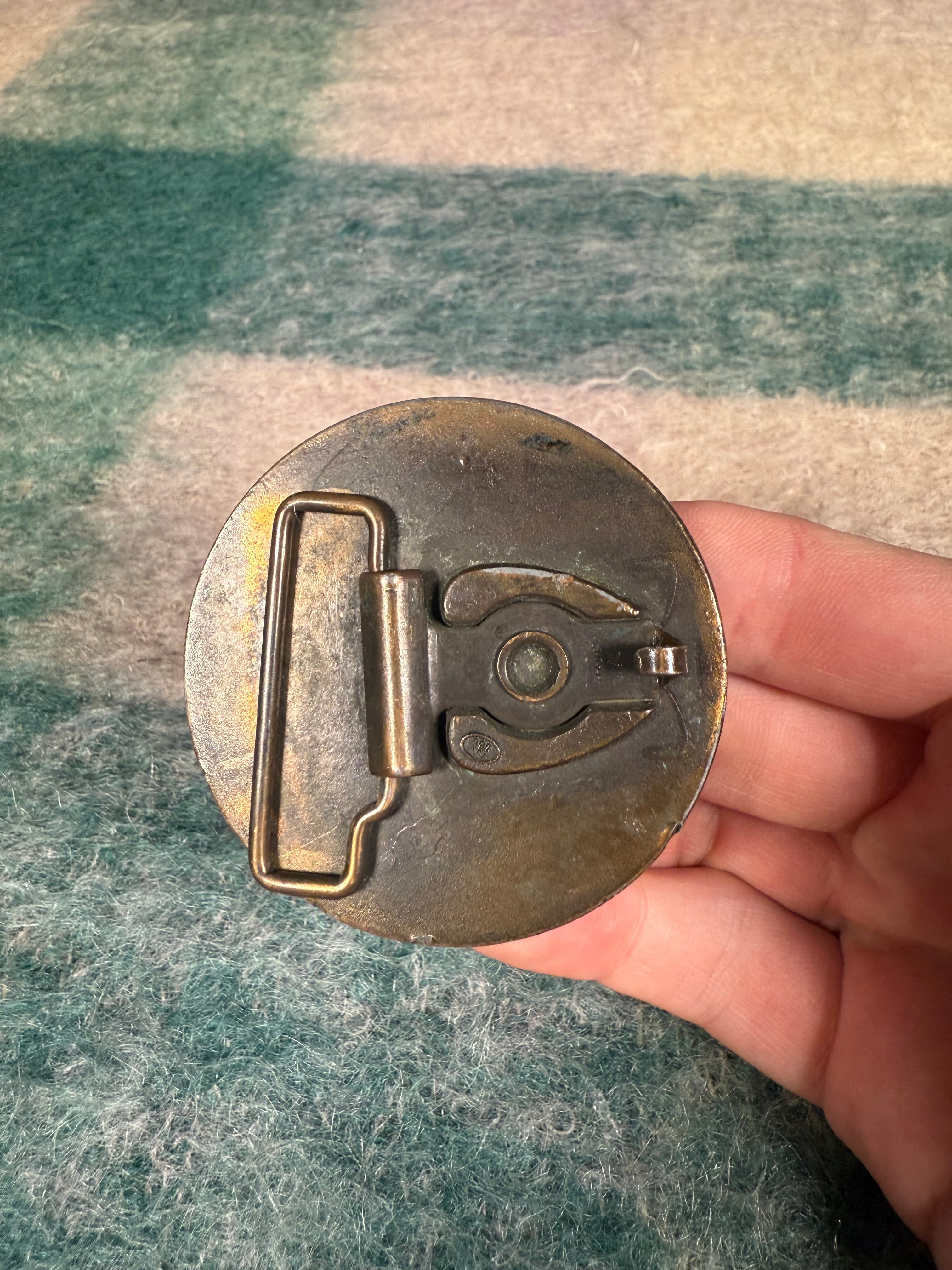 Vintage 70s Soaring Eagle Belt Buckle
