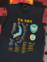 Load image into Gallery viewer, Vintage US Navy Cutoff Tee (S)
