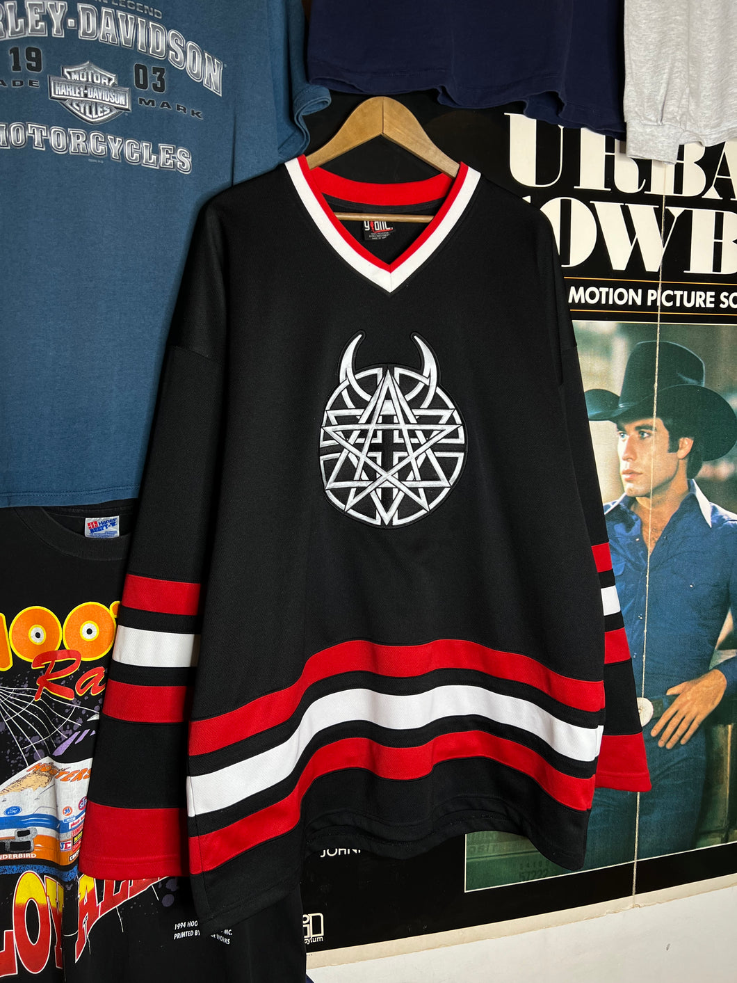 Vintage 90s Disturbed Band Jersey (XXL)