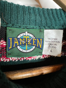 Vintage Jantzen Pattern Knit Sweater (L)