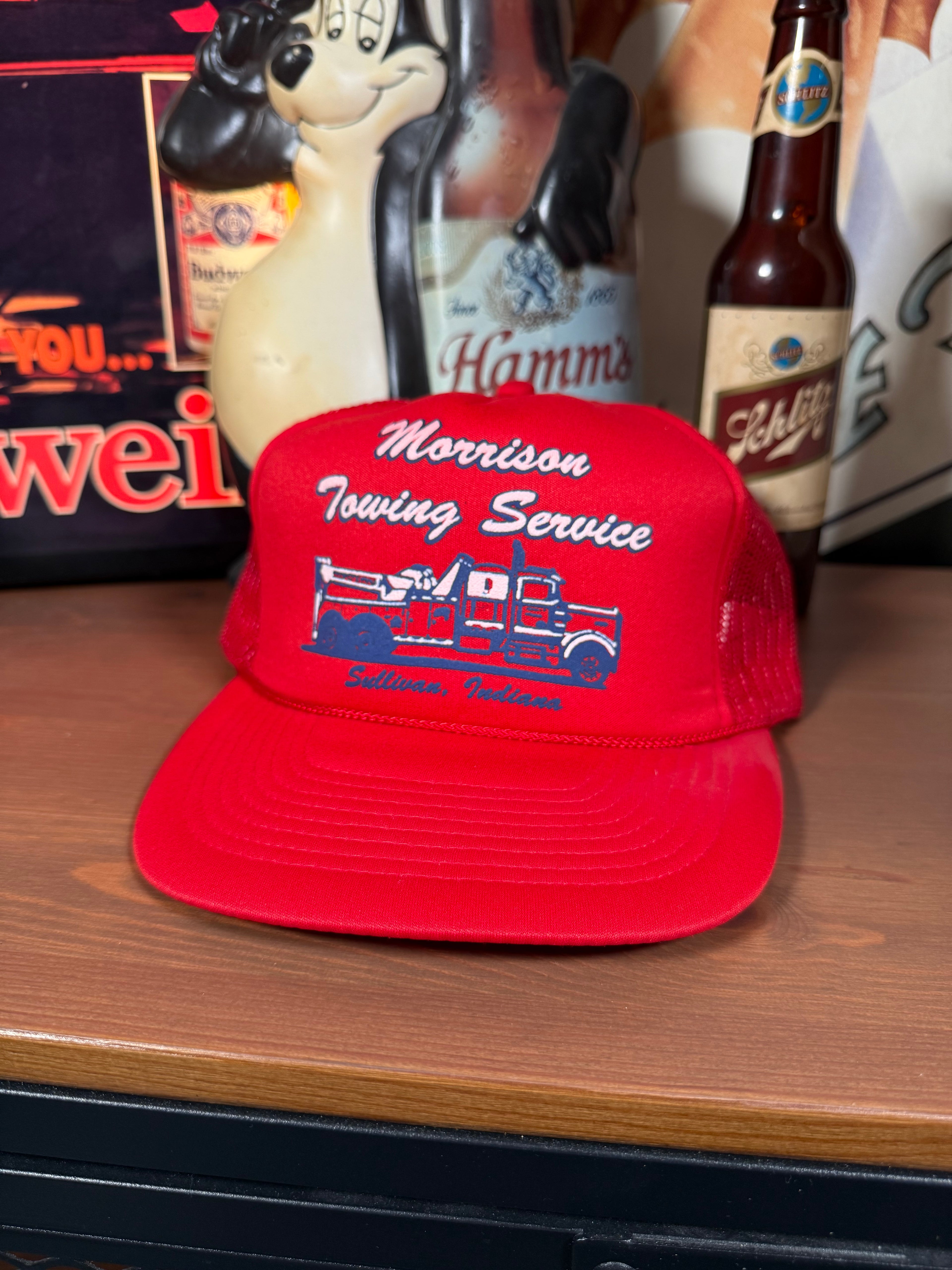 Vintage 80s Morrison Towing Service Trucker Hat