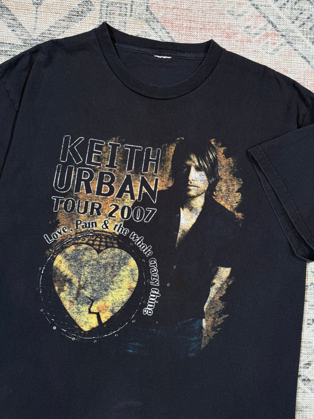 2007 Keith Urban Double Sided Concert Tee (XL)