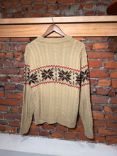 Load image into Gallery viewer, Vintage 70s Kings Road Sears Tan Knit Sweater (M)
