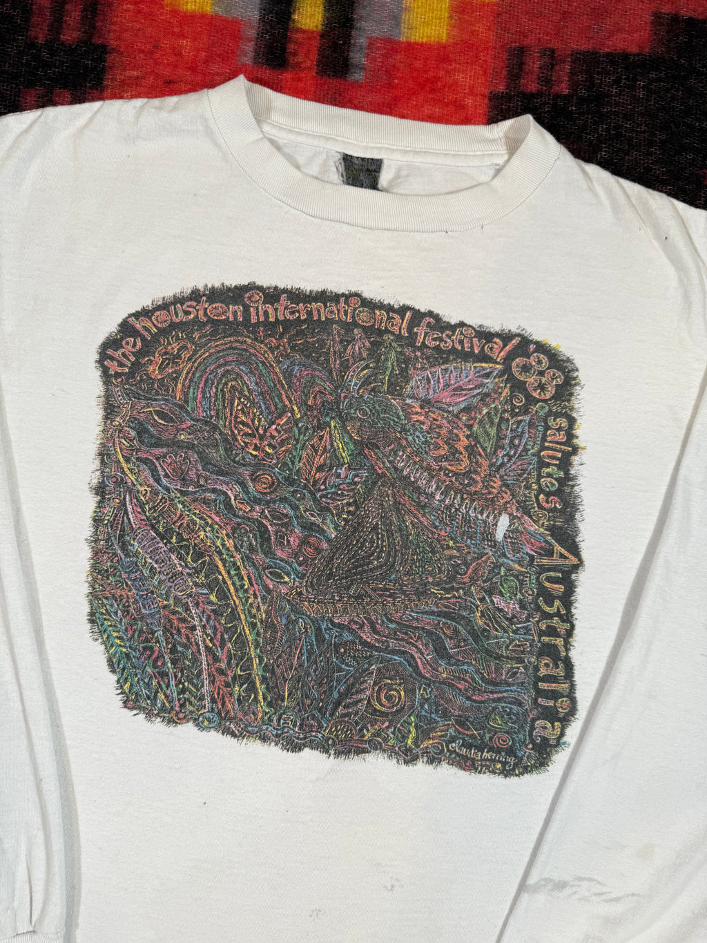 Vintage 1988 Houston International Festival Longsleeve (M/L)