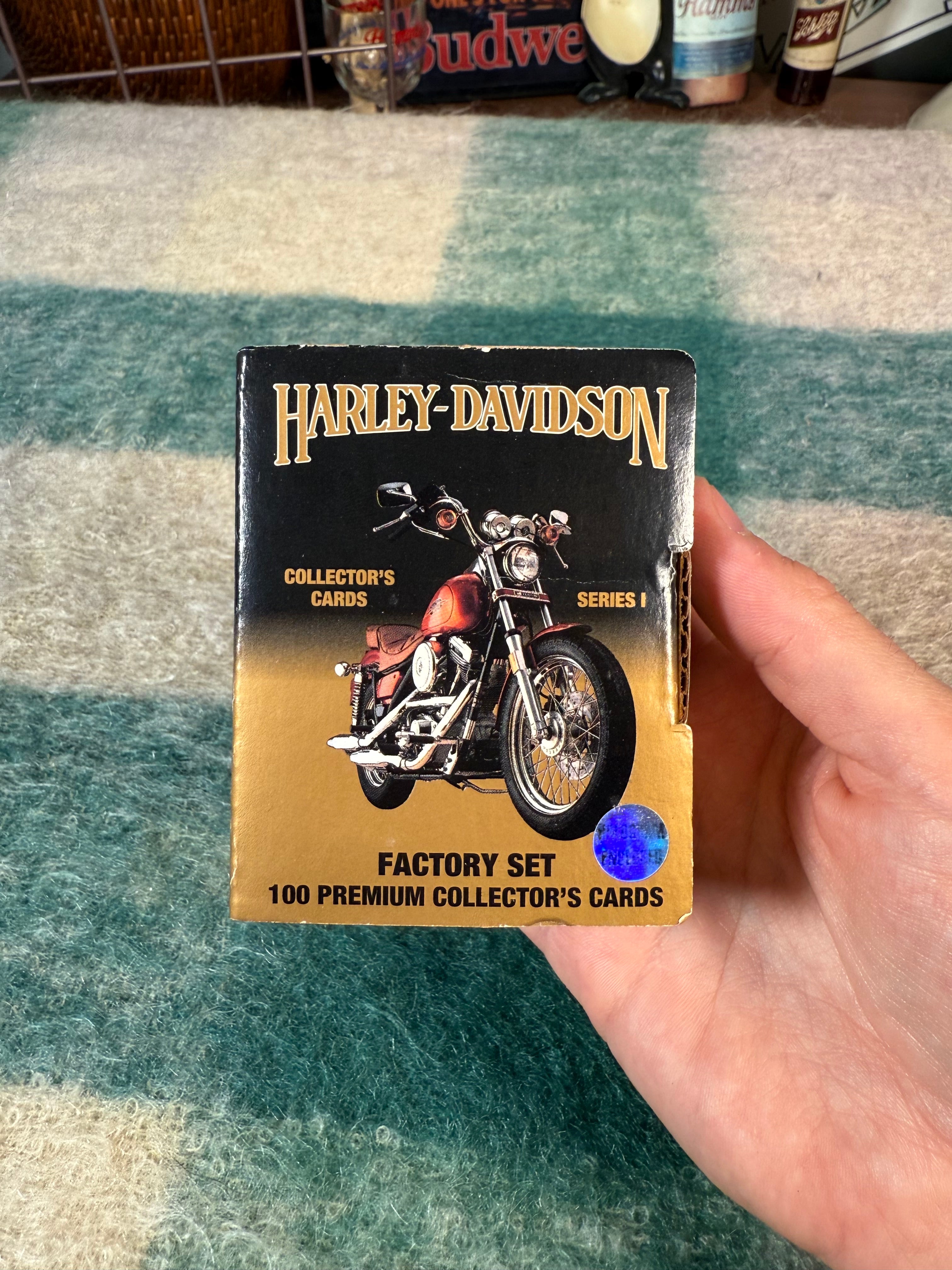 Lot of 3 Vintage Harley Davidson Collectors Cards
