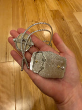 Load image into Gallery viewer, Vintage White Crystal Belt Buckle + Bolo Tie Combo
