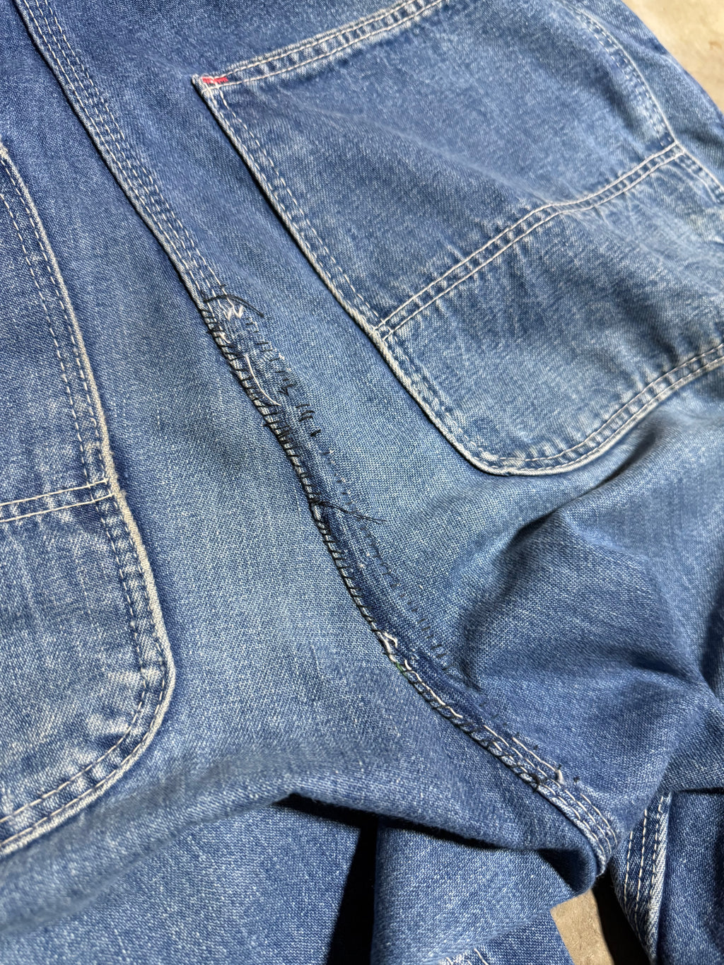 True Vintage JC Penney Big Mac Denim Overalls (32x28)