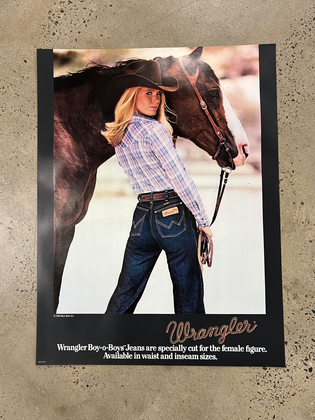 Vintage Wrangler Boy-O-Boys Advertisement Poster (22x29inch)