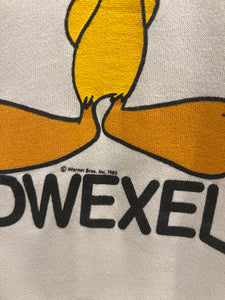 Vintage 80s Tweety Bird Drexel University Crewneck (WS)