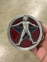 Load image into Gallery viewer, Vintage 1996 Pentagram Belt Buckle
