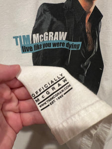 Vintage 2004 Tim McGraw Concert Shirt (L/XL)