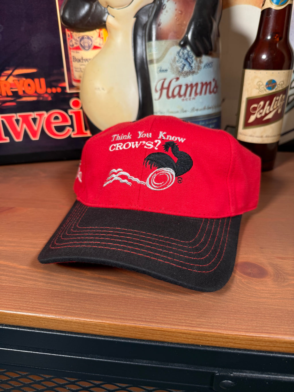 Vintage Y2K Think You Know Crows Seed Hat