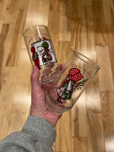 Load image into Gallery viewer, Lot of 2 Vintage 70s Coca-Cola Christmas Glasses
