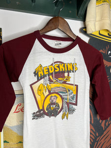 Vintage 80s Redskins Baseball Tee (Youth)