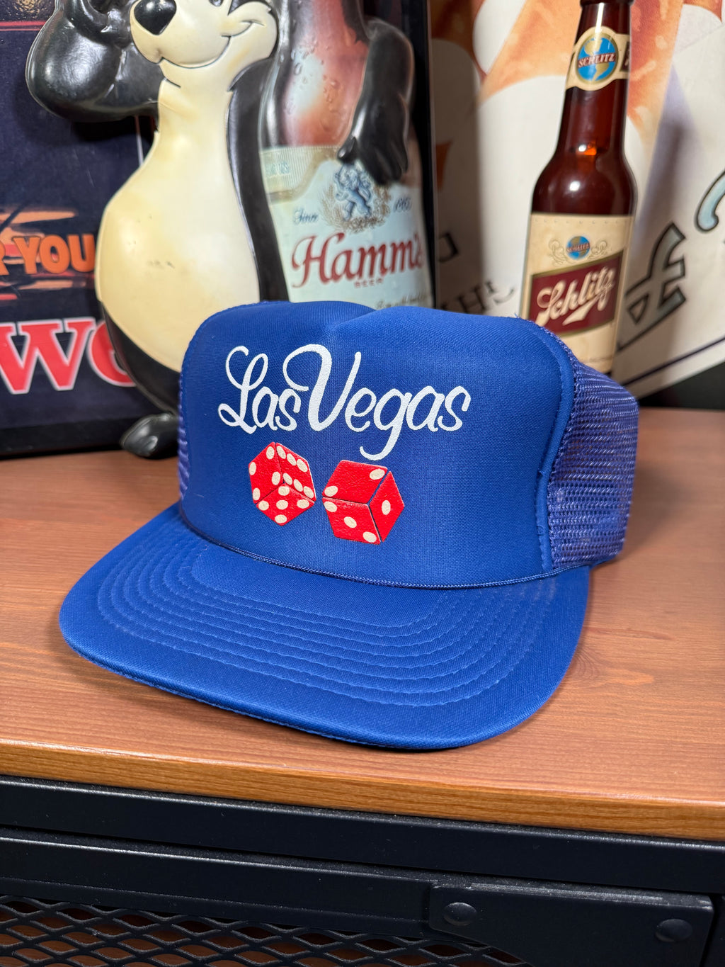Vintage Las Vegas Dice Trucker Hat